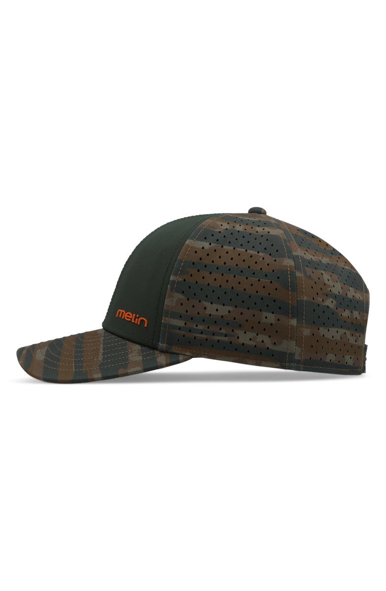 Melin Hydro Compass Snapback Cap, Alternate, color, Everglade Camo