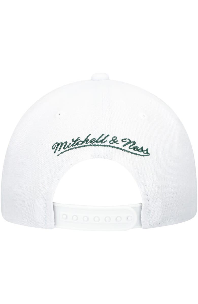 Mitchell & Ness Youth Mitchell & Ness White Boston Bruins After Shock Snapback Hat, Alternate, color, White