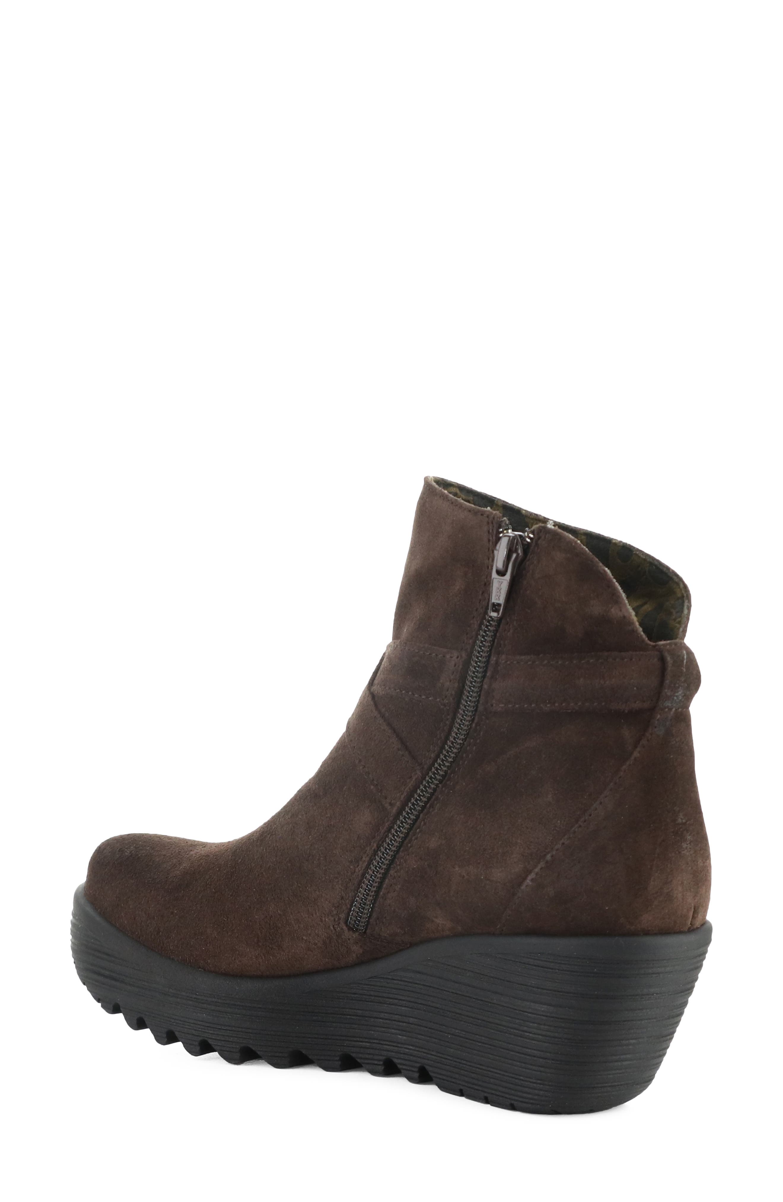 Loik Platform Wedge Bootie, Alternate, color, ESPRESSO