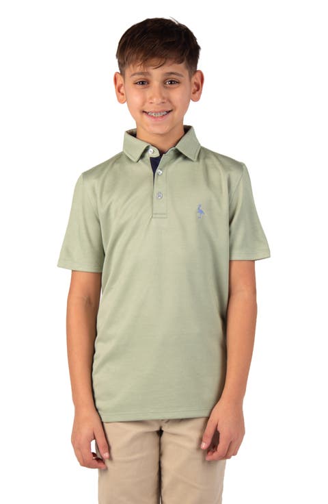 Kids' Solid Knit Polo (Big Kid)