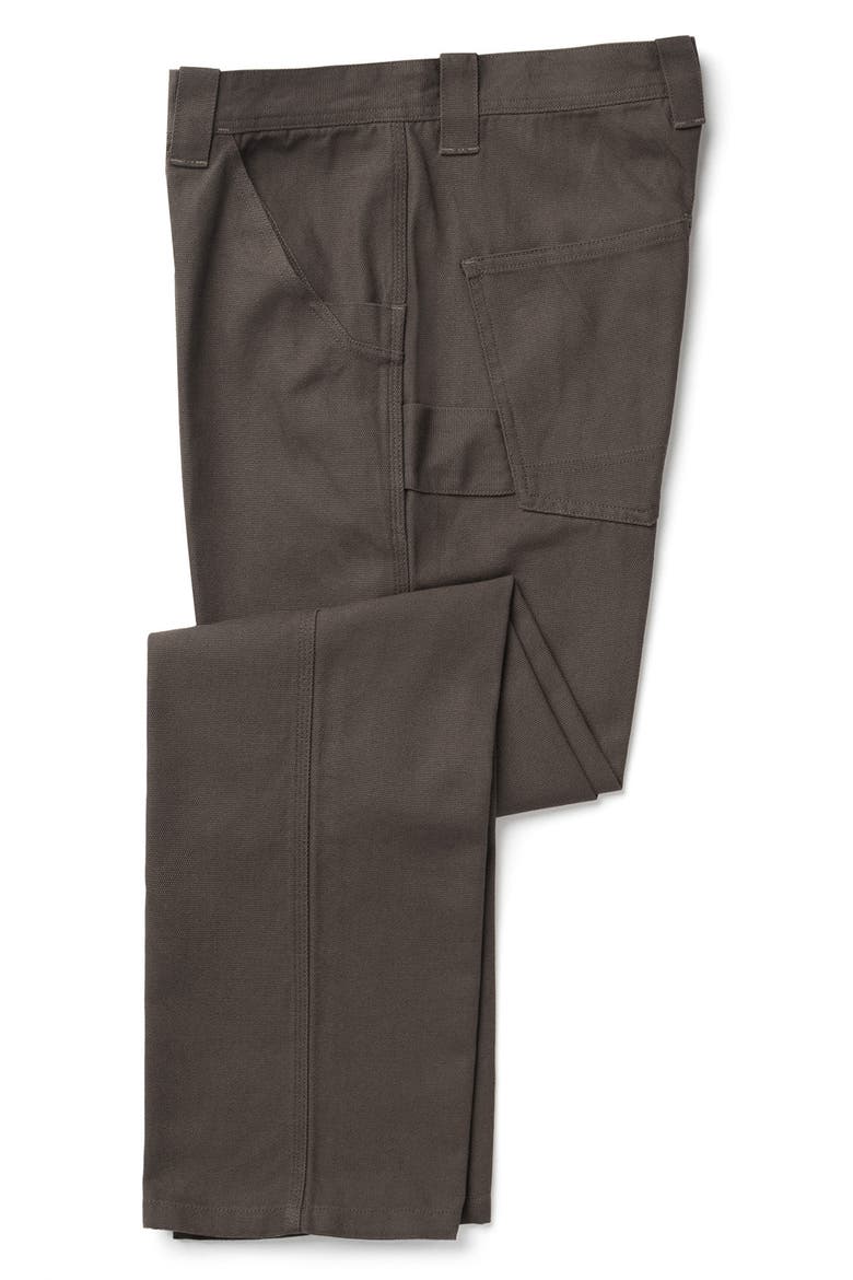 Bison Cotton Canvas Carpenter Pants, Alternate, color, DARKWOOD