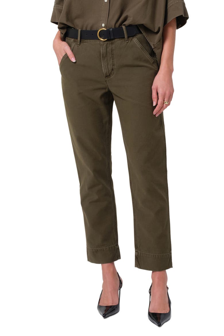Carter Sateen Crop Utility Pants, Main, color, VINT COSTES