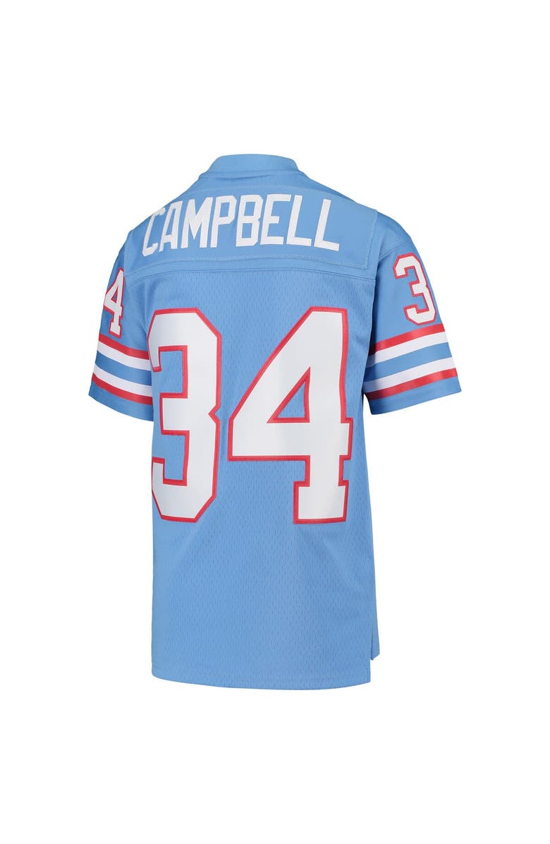 Mitchell & Ness Youth Mitchell & Ness Earl Campbell Light Blue Houston Oilers 1980 Gridiron Classic Legacy Retired Player Jersey, Alternate, color, Light Blue