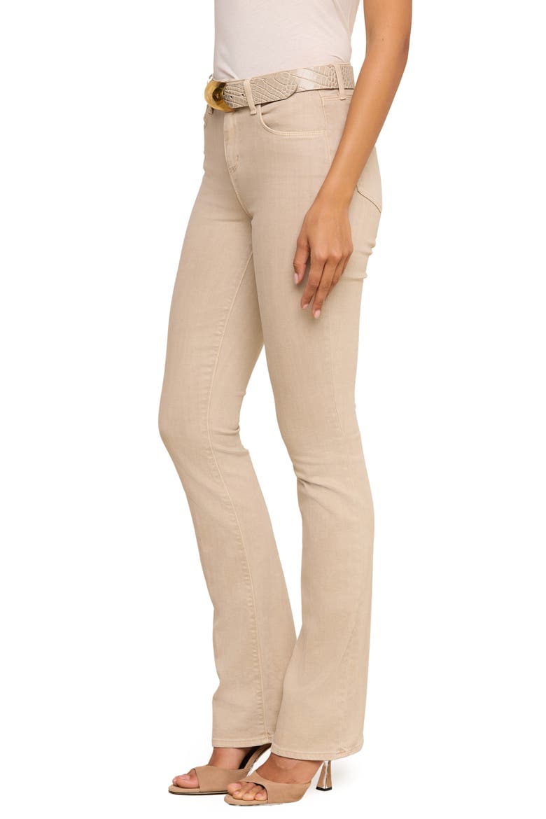 Selma High Waist Baby Bootcut Jeans, Alternate, color, BISCUIT