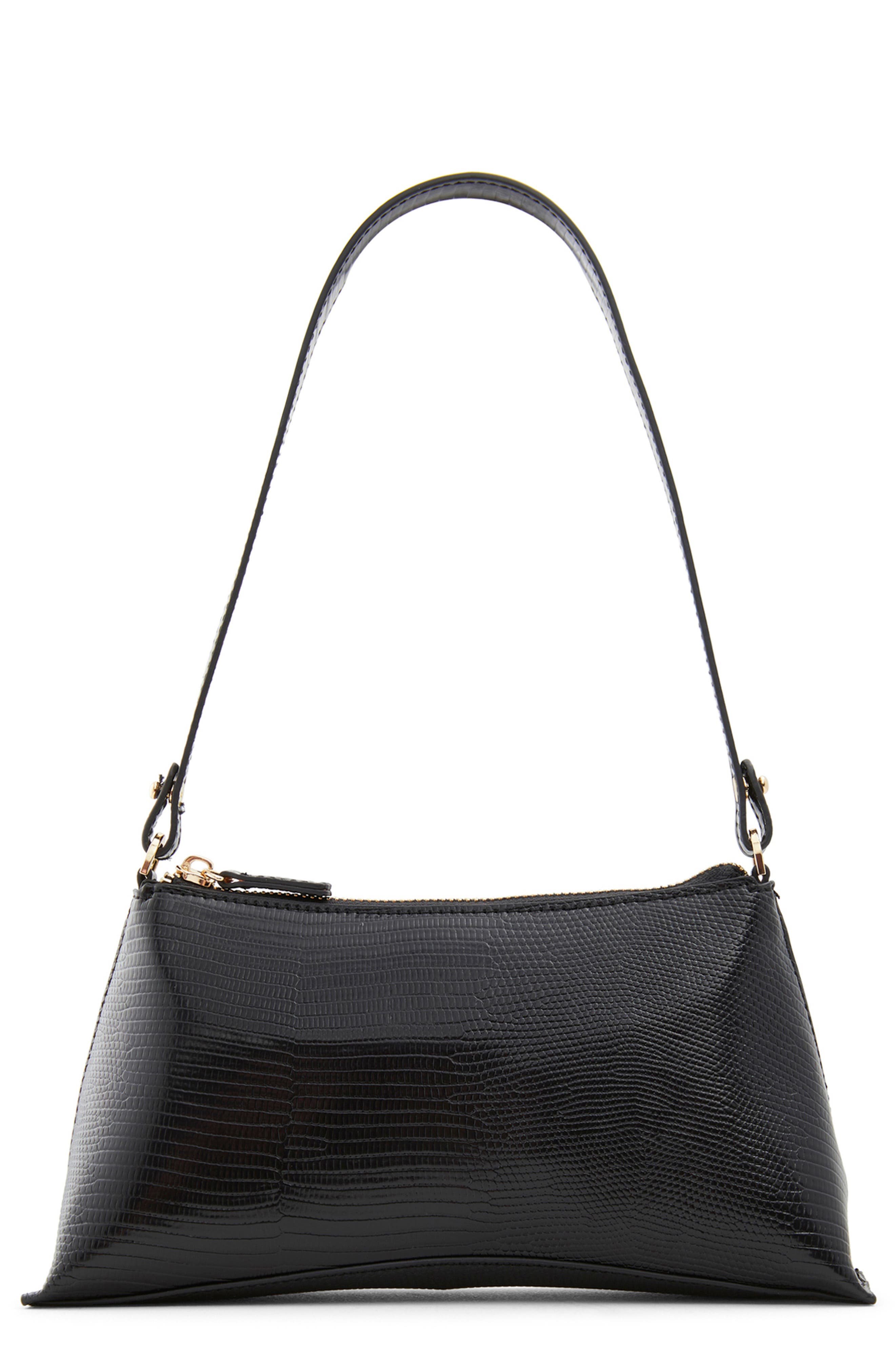 Who What Wear Selene Faux Leather Shoulder Bag, Main, color, 