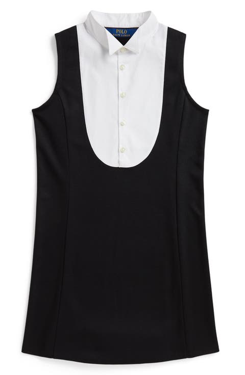 Kids' Tuxedo Sleeveless Dress