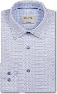 Bugatchi Jimmy OoohCotton® Dash Print Button-Up Shirt