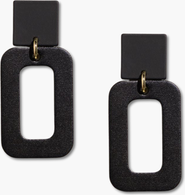 Nickel & Suede Logan Earrings