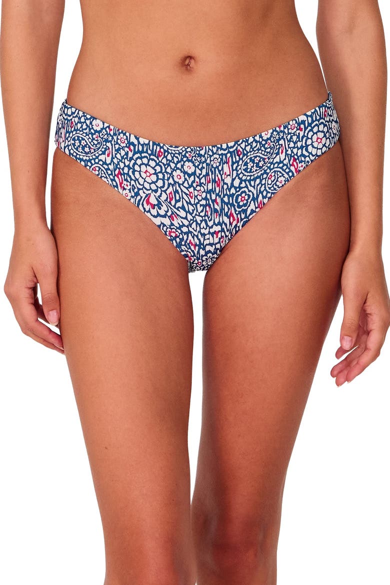 Chloe Bikini Swim Bottoms, Alternate, color, Americana Rib