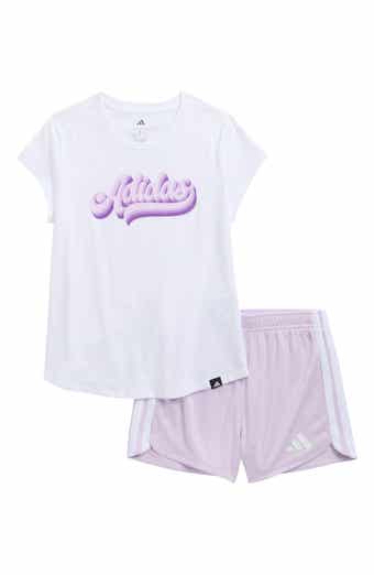 adidas Kids' Graphic T-Shirt & Shorts Set