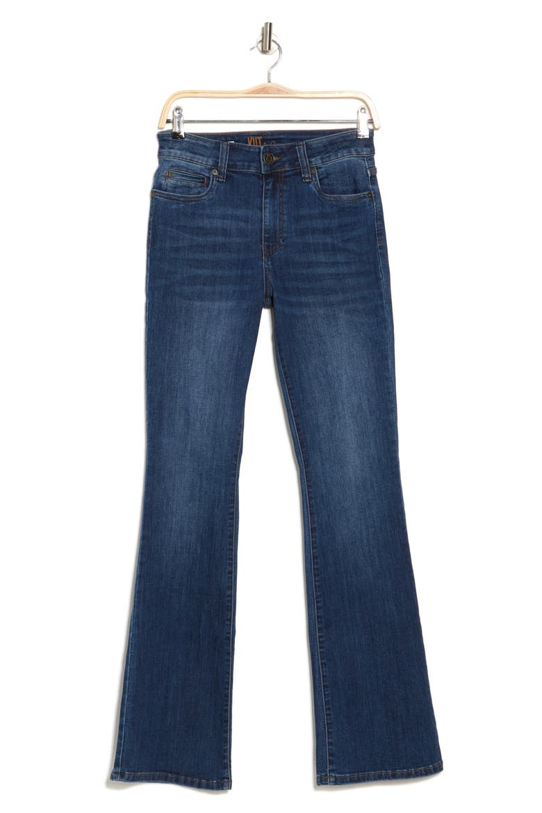 Nicole High Rise Boot Cut Jeans, Alternate, color, WATSONIA