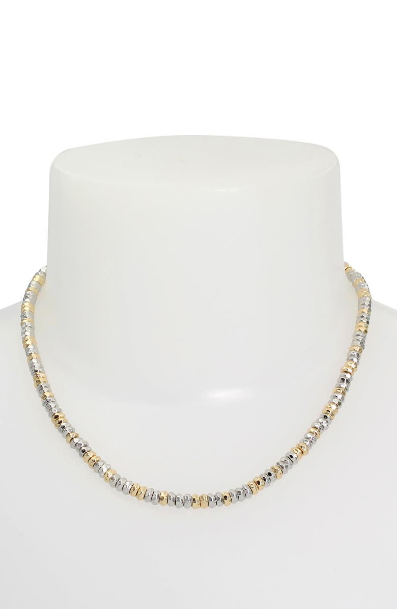 AllSaints Beaded Collar Necklace, Alternate, color, 