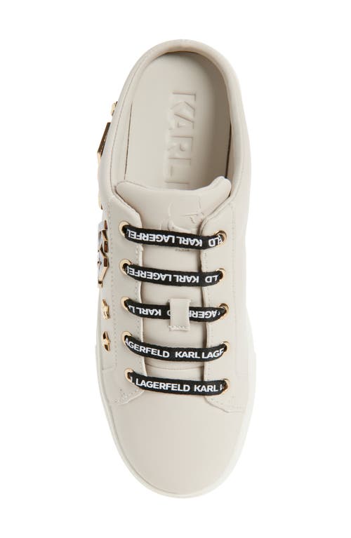 Karl Lagerfeld Paris Cammy Sneaker Mule In White