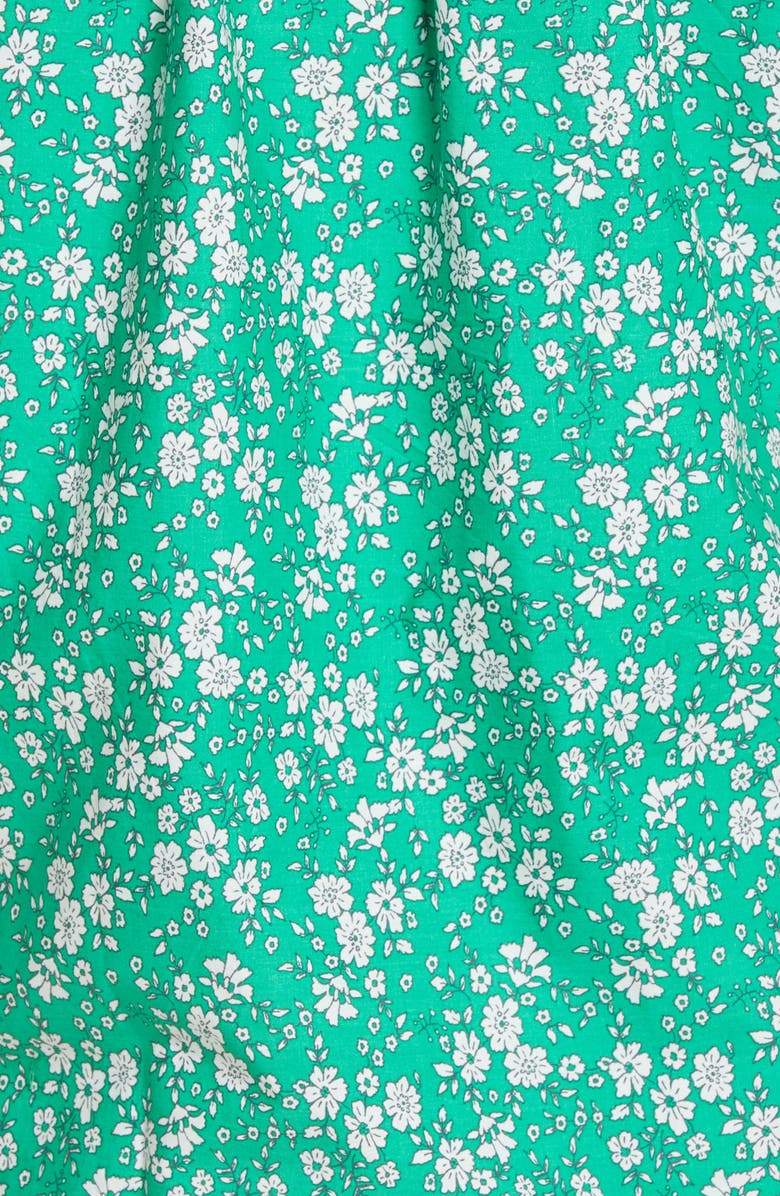 Topshop Floral Puff Sleeve Maternity Top, Alternate, color,