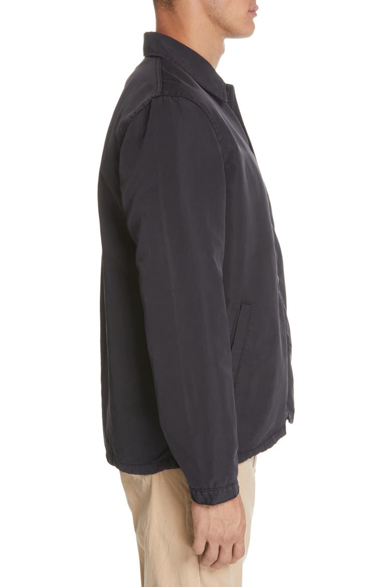 66 Nylon Coach's Jacket, Alternate, color, BLACK