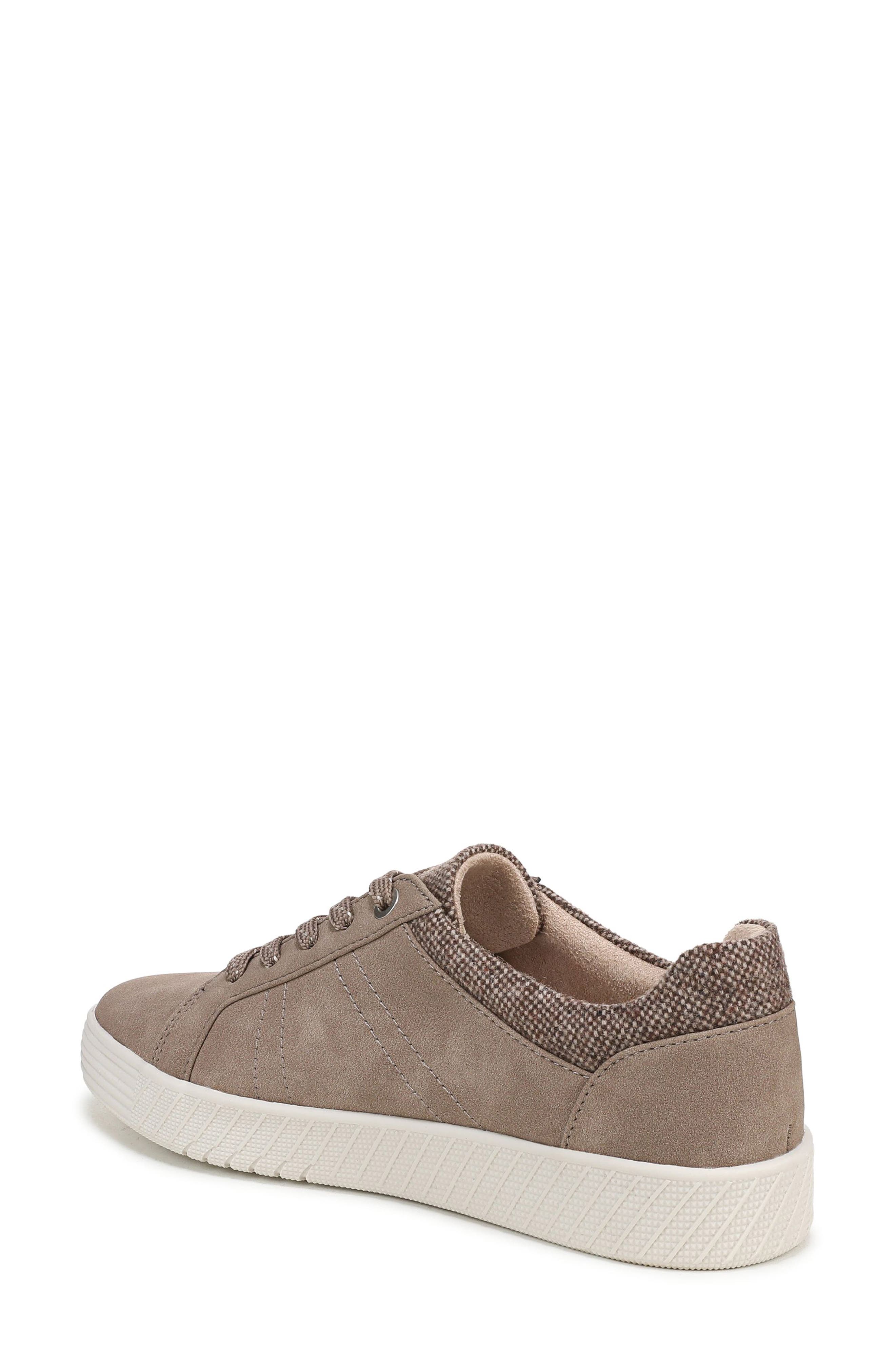 Neela Sneaker, Alternate, color, GREY WOOL / FAUX LEATHER