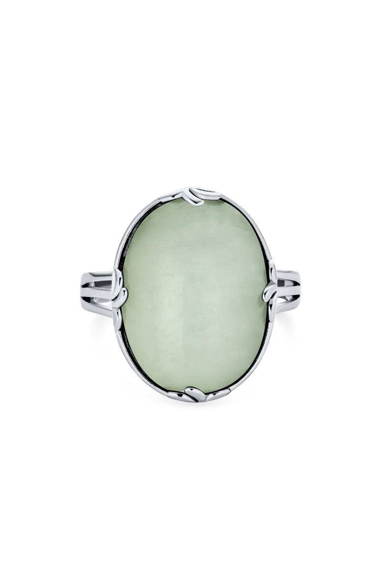 BLING JEWELRY Oval Turquoise Western Ring, Main, color, 