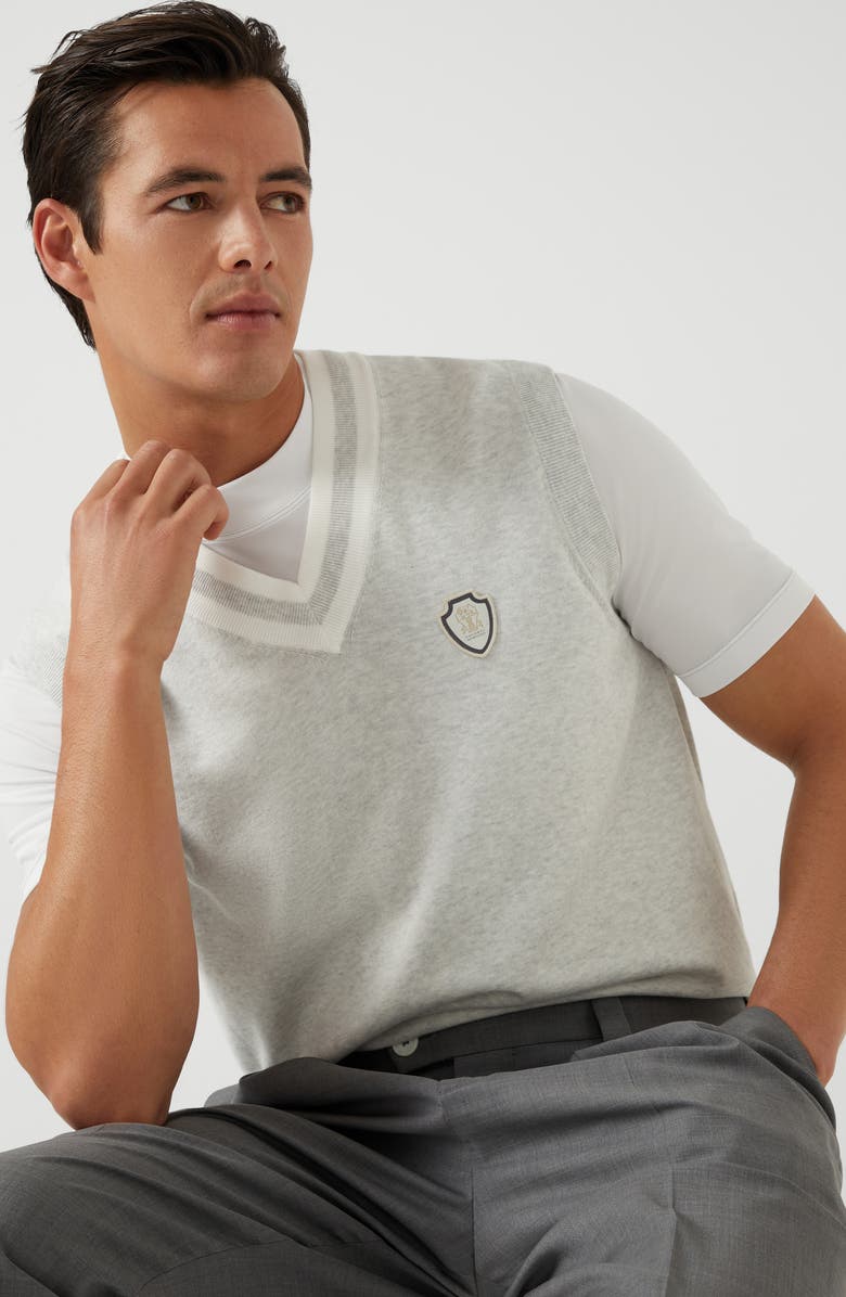 Brunello Cucinelli Cotton vest, Alternate, color, 