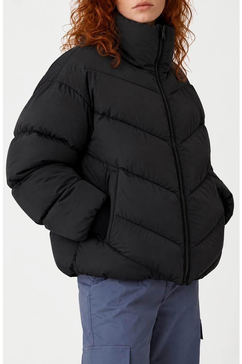 Parise Quilted Puffer Jacket, Alternate, color, BLACK