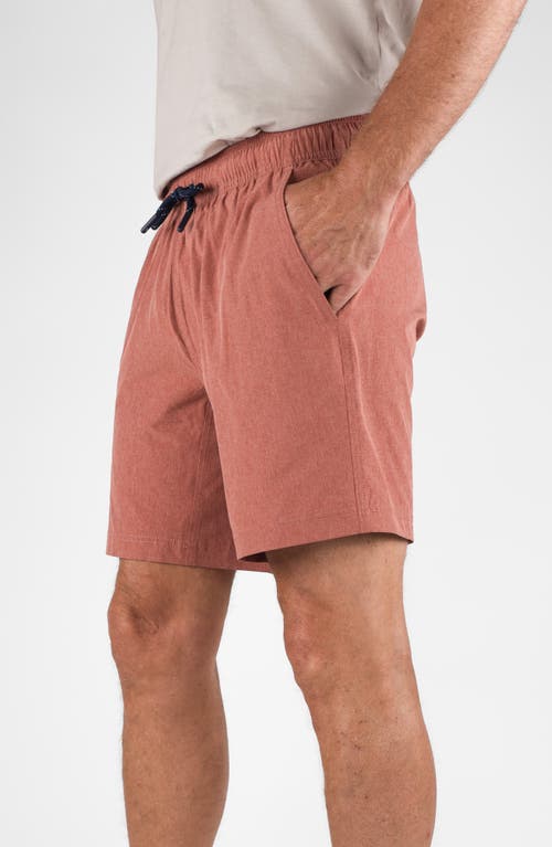 Tailor Vintage Hybrid 4-way Stretch Swim Shorts In Brown