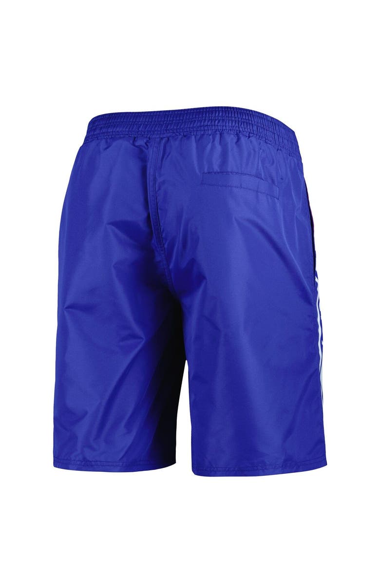 STARTER Men's Starter Blue New York Rangers Sea Wind Swim Trunks, Alternate, color, 