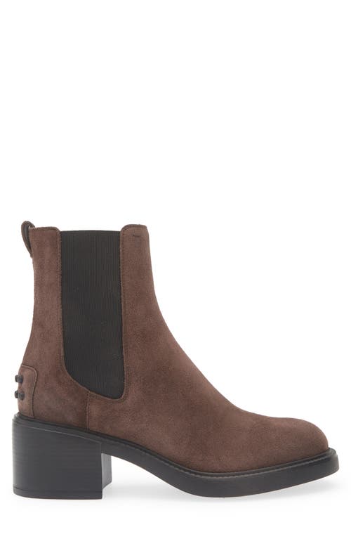 Tod's Gomma Suede Ankle Boots In Multi