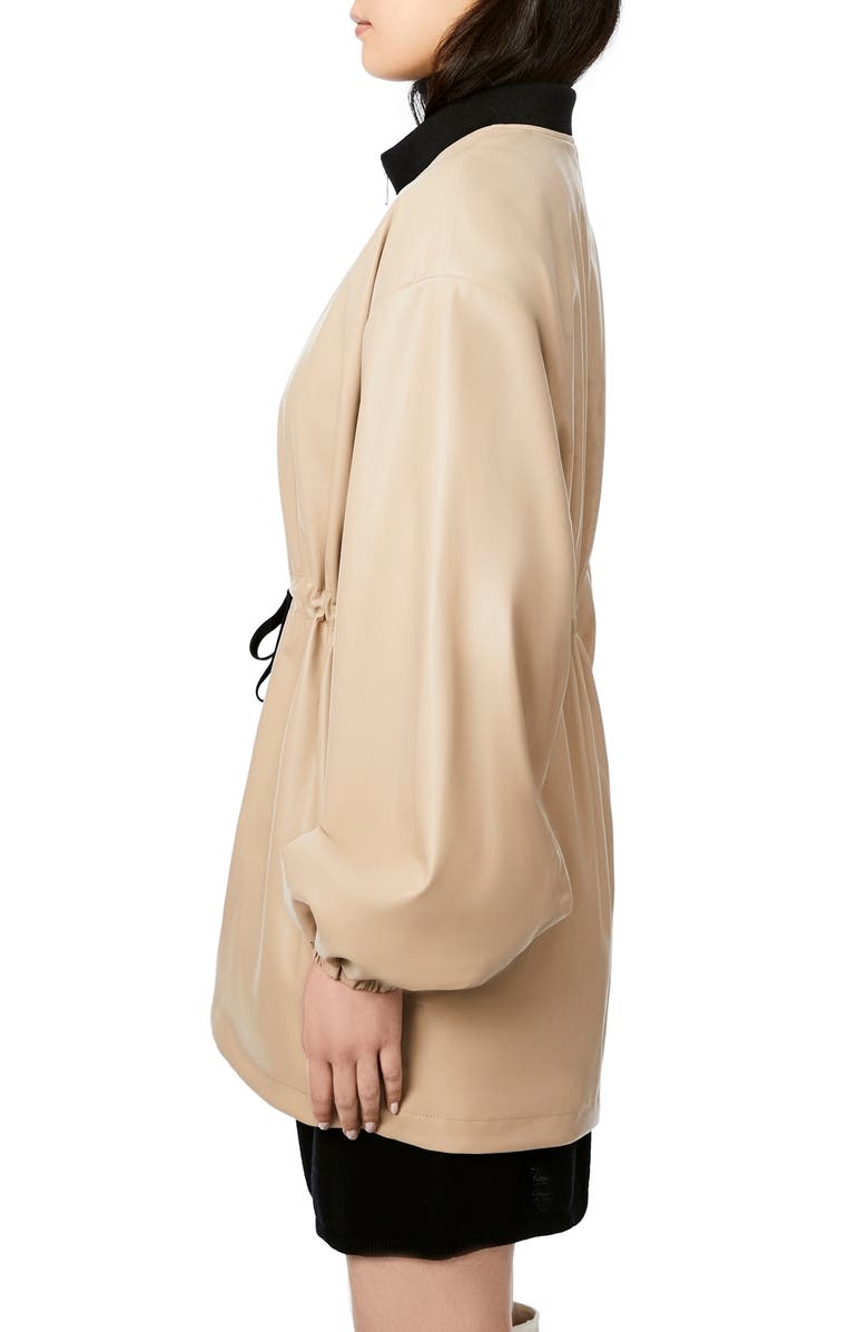 Bernardo Faux Leather Anorak, Alternate, color, Cappuccino