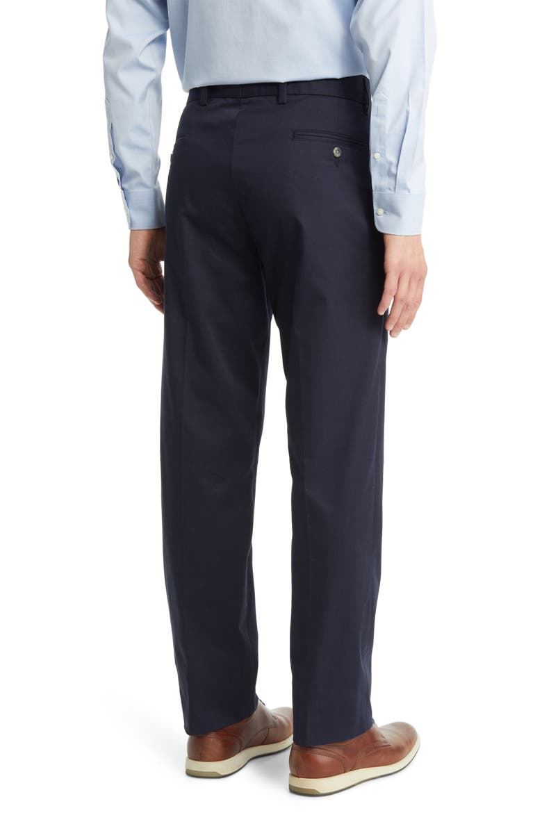 Berle Charleston Khaki Cotton Stretch Twill Chino Pants, Alternate, color, Navy