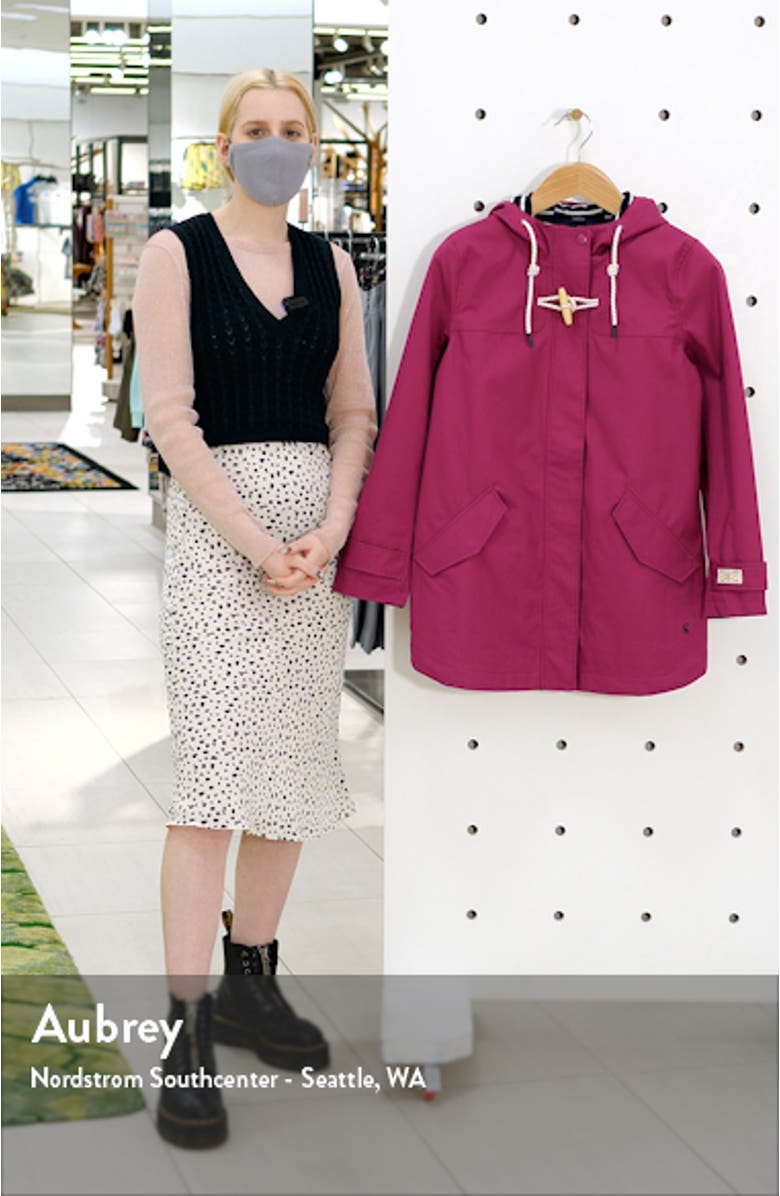 Women's Coast Waterproof Hooded Raincoat, sales video thumbnail