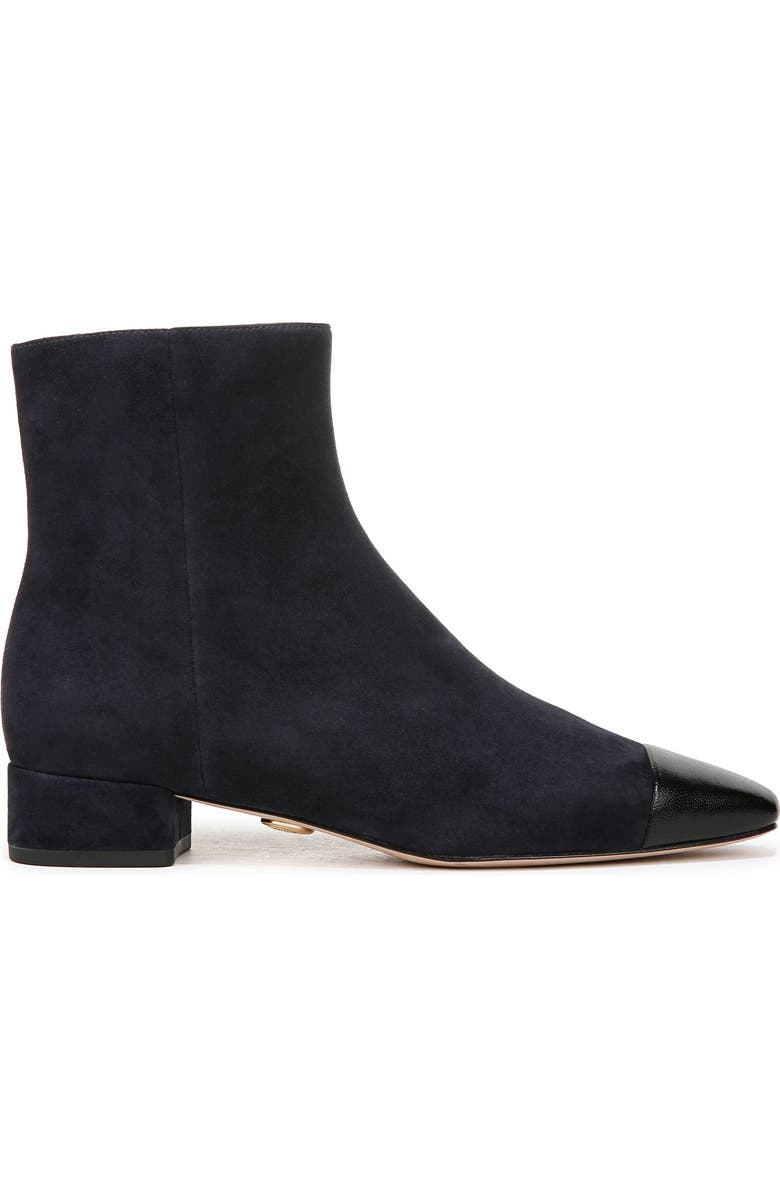 Veronica Beard Cecile Cap Toe Bootie, Alternate, color, Indigo/Black