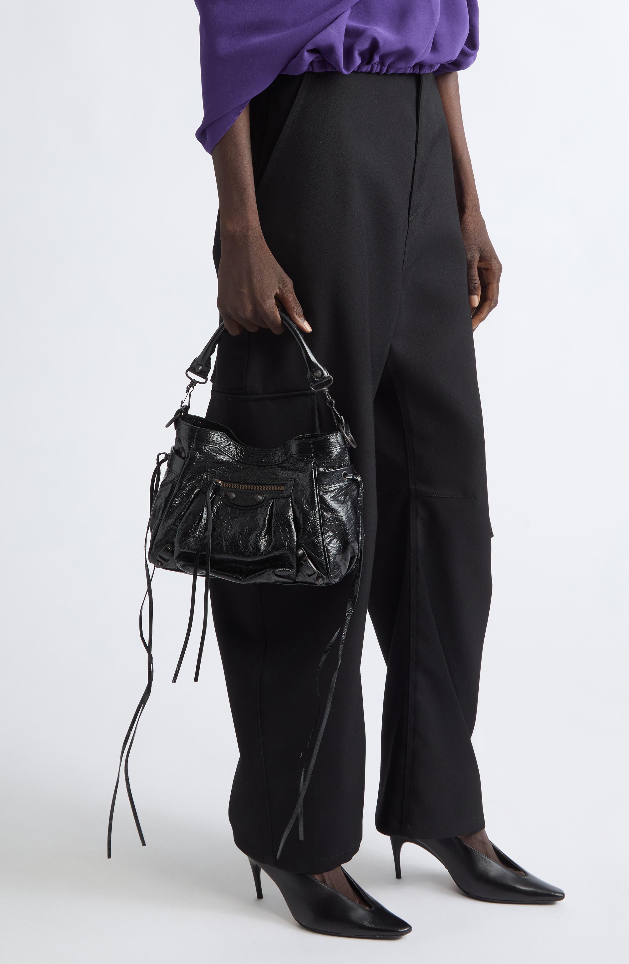 Small Le City Bucket Bag, Alternate, color, 1000 BLACK
