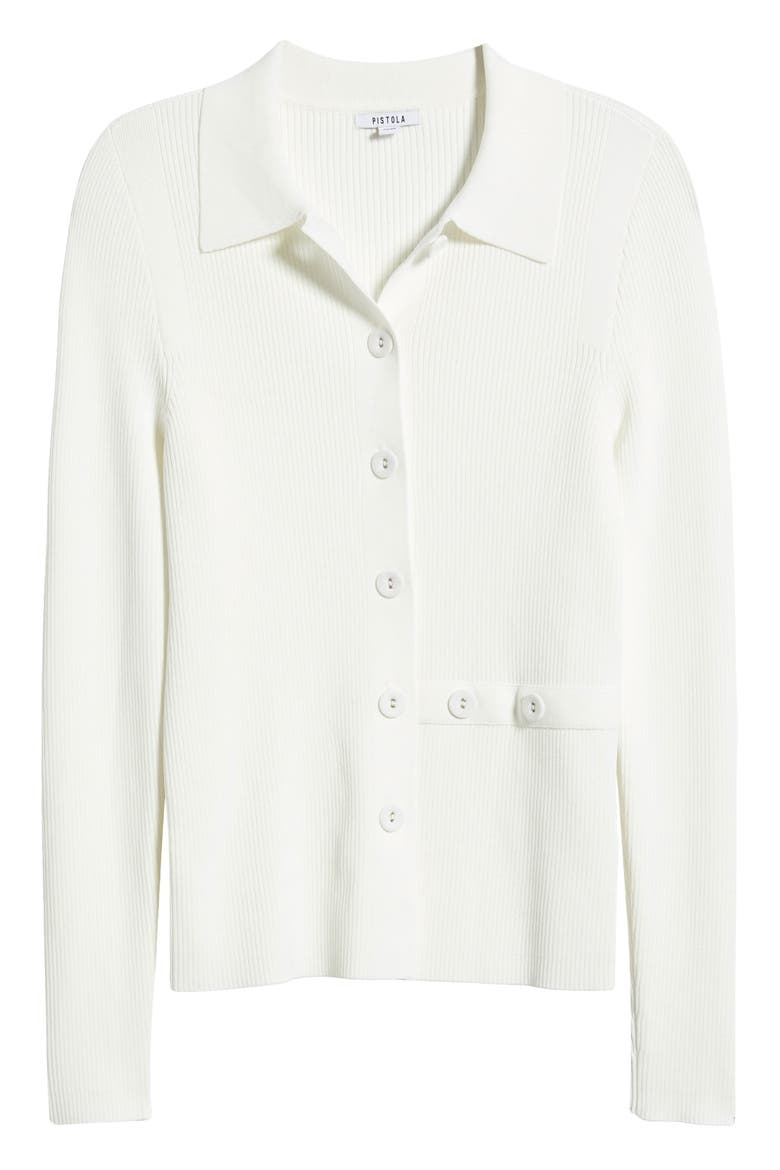 Kealy Rib Cardigan, Alternate, color, IVORY