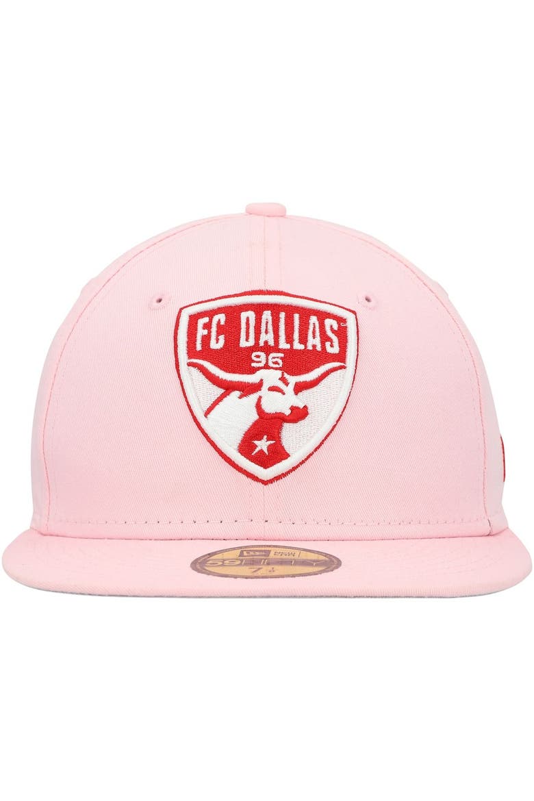 Men's New Era Pink FC Dallas Pastel Pack 59FIFTY Fitted Hat, Alternate, color, Pink