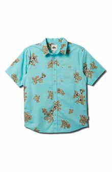 Quiksilver Habitats Classic Short Sleeve Button-Up Shirt