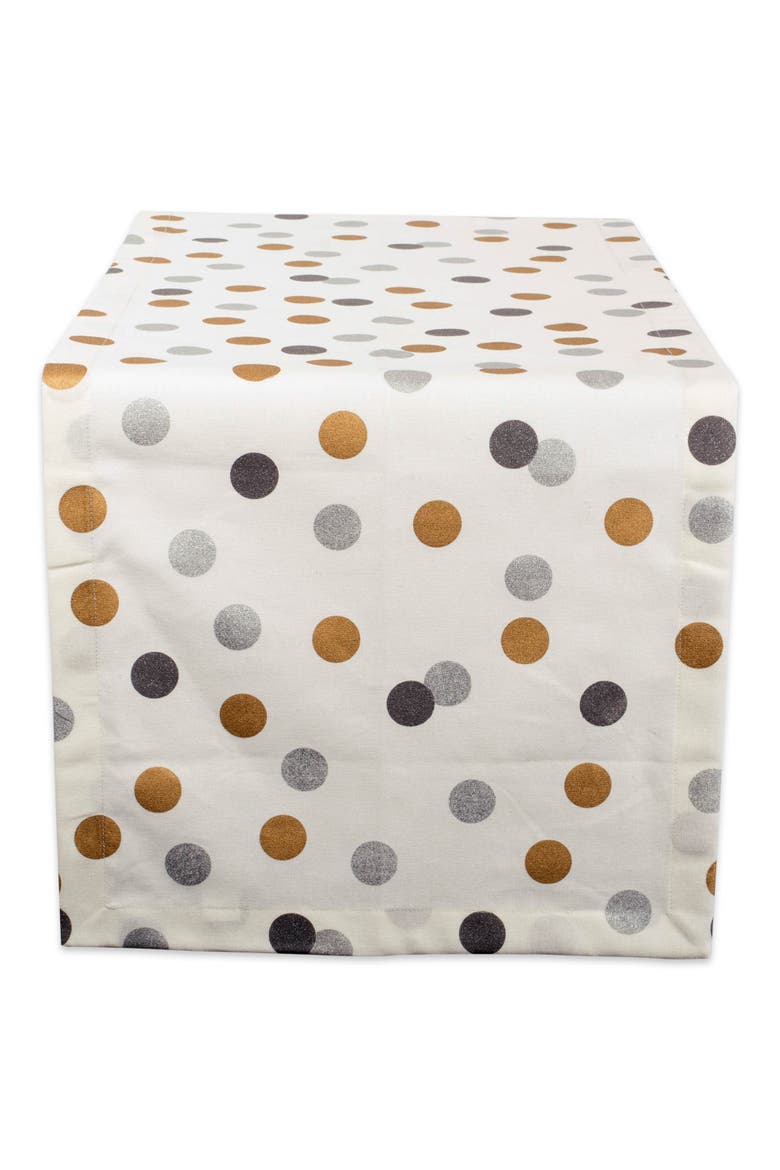 Metallic Confetti Table Runner, Main, color, Metallic Confetti