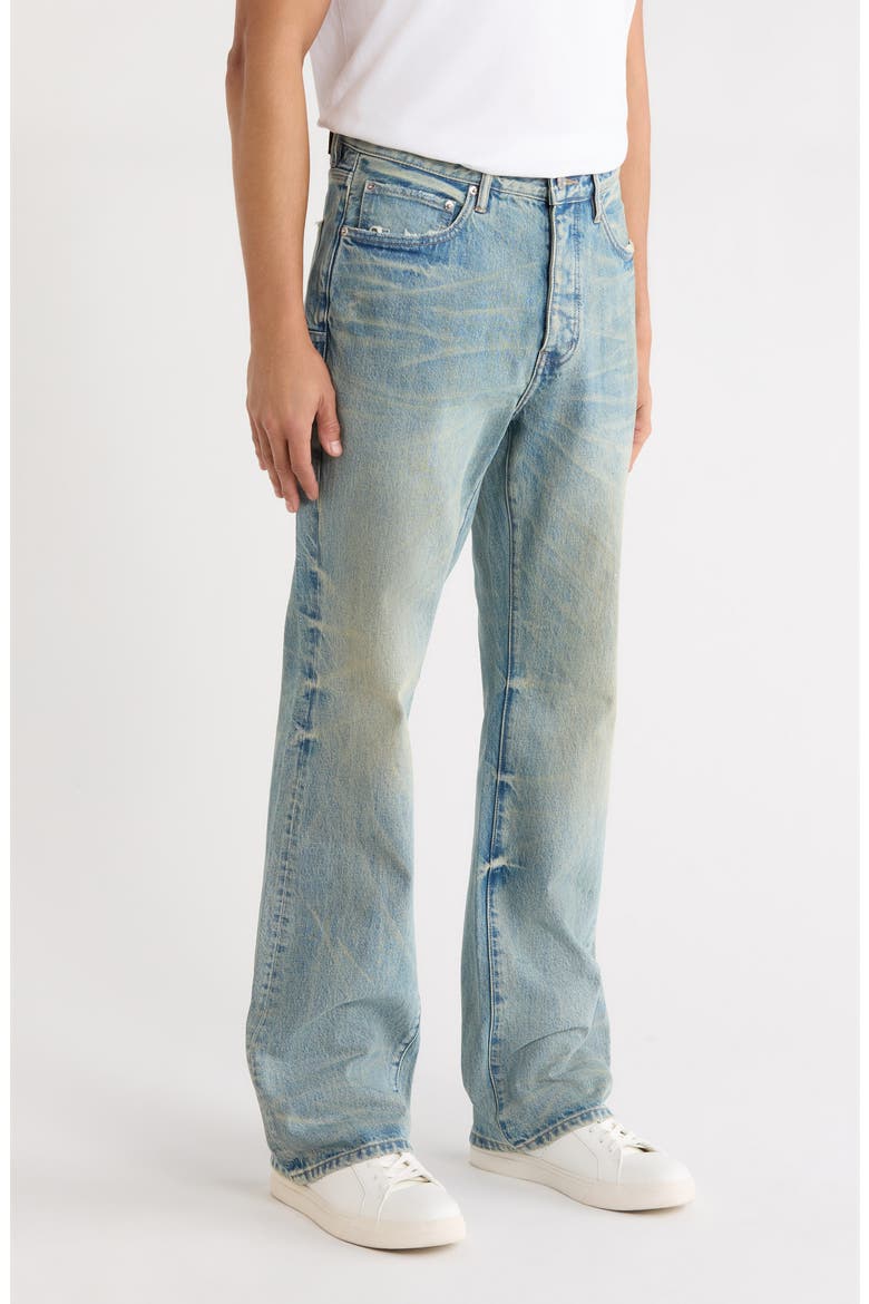 Relaxed Straight Leg Jeans, Alternate, color, MID INDIGO