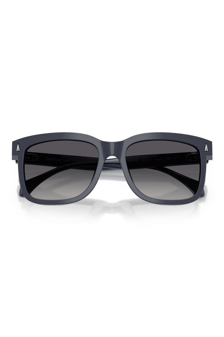 Valaire 54mm Polarized Pillow Sunglasses, Alternate, color, DARK BLUE / POLAR GREY