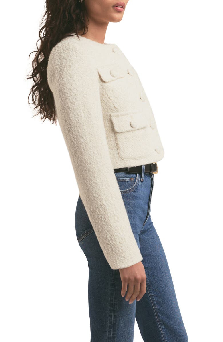 Favorite Daughter The Emily Bouclé Crop Jacket, Alternate, color, 