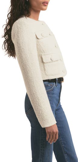 The Emily Bouclé Crop Jacket