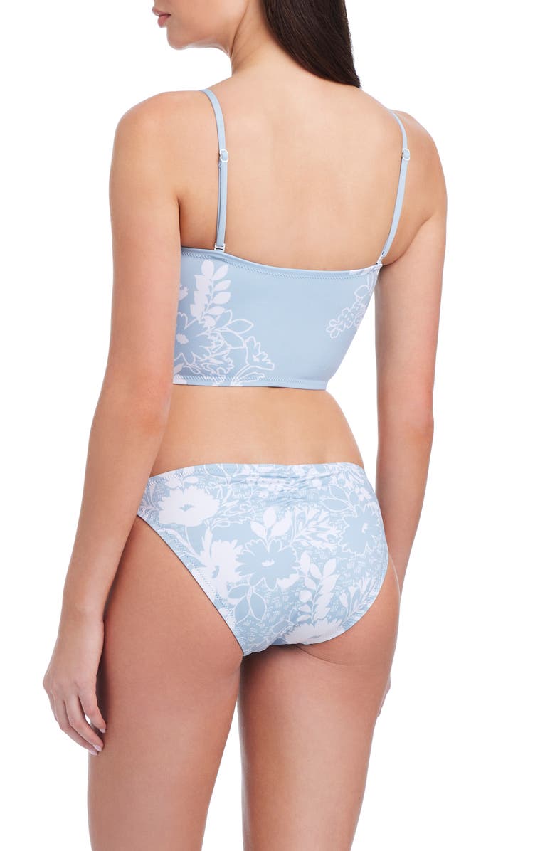 Sanctuary Ruched Back Hipster Bikini Bottoms, Alternate, color, 