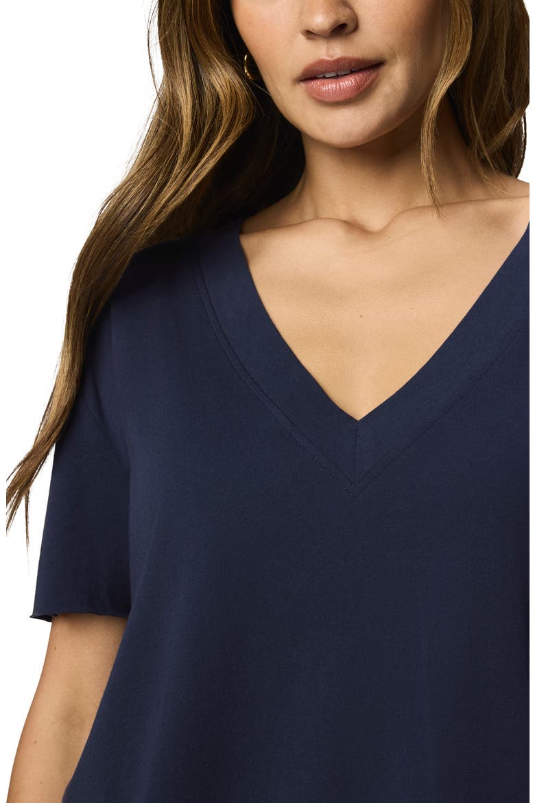 Kacey V-Neck T-Shirt, Alternate, color, NAVY
