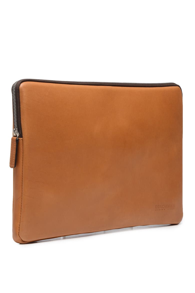 Clifford Leather Laptop Sleeve, Alternate, color, Tan