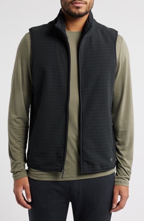 Gridback Fleece Lined Vest