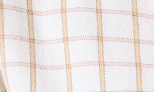 O'neill Brooks Plaid Cotton Flannel Button-up Shirt In White