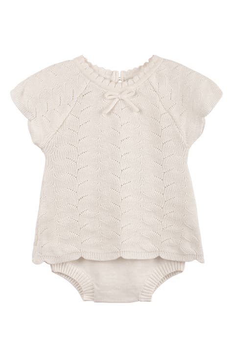 Feltman Brothers Baby / Toddler Unisex Classic Cardigan Sweater - White