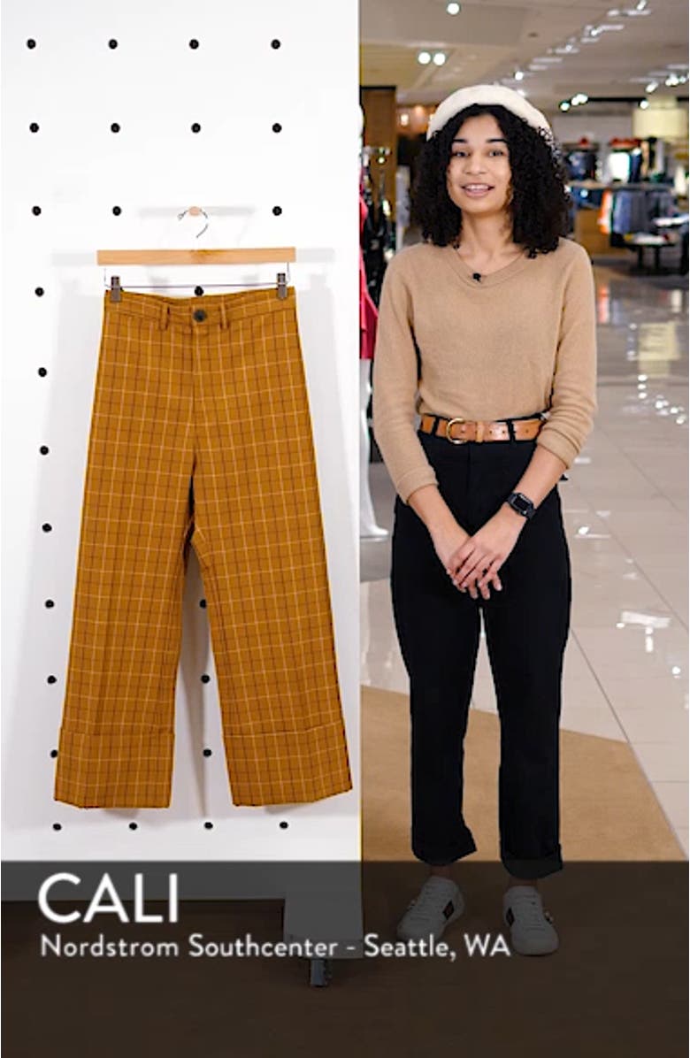 Poirot Plaid Cuff Pants, sales video thumbnail