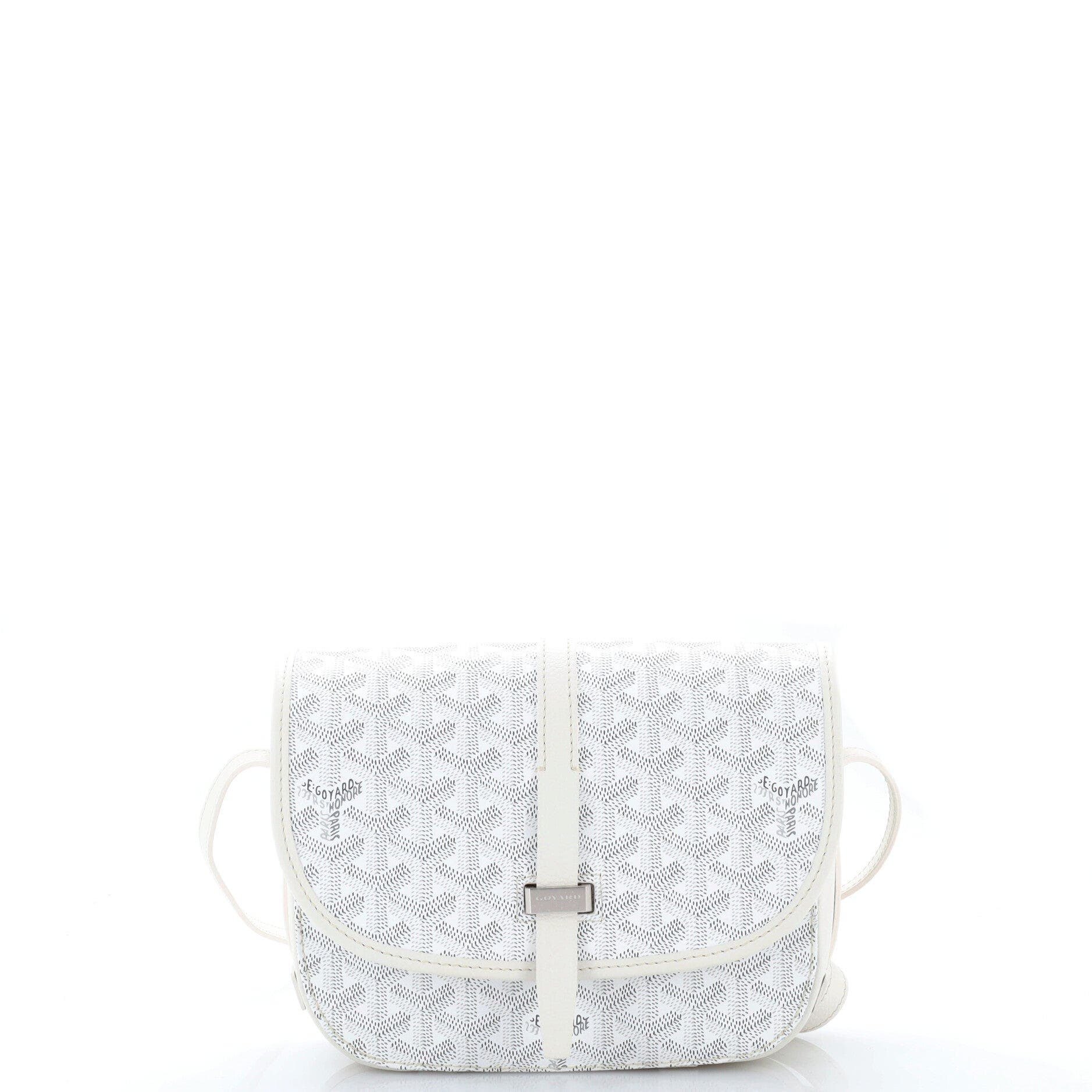 Belvedere II Messenger Bag Coated Canvas PM, Main, color, White