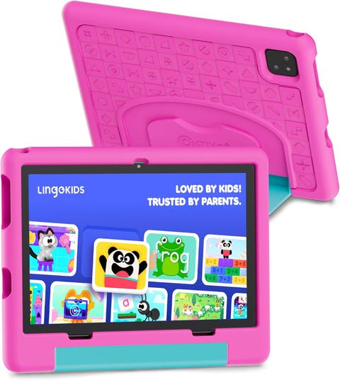 10.1" Android 15 Tablet with Kids Stand Case
