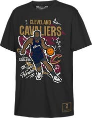 Mitchell & Ness Youth Mitchell & Ness James Harden Black Cleveland Cavaliers Chalked Up Player T-Shirt