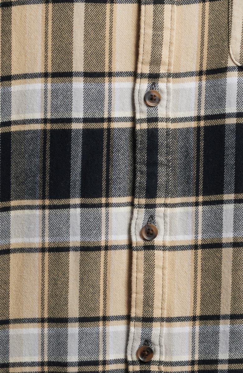 Original Penguin Plaid Cotton Blend Flannel Button-Down Shirt, Alternate, color,